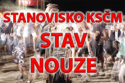 KSČM respektuje vyhlášení nouzového stavu